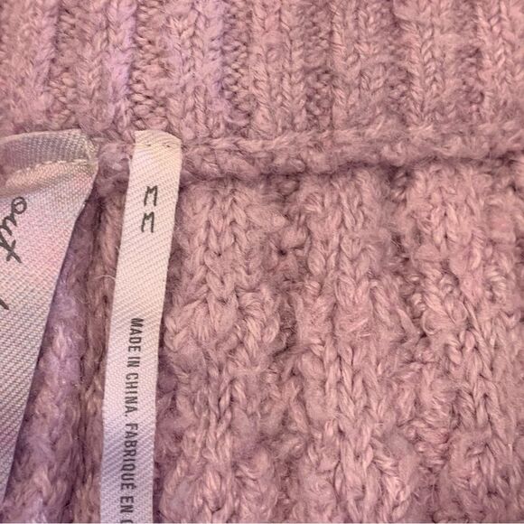 Out From Under Urban Outfitters Mina Cable Knit Pants Lavender Size Medium - Picture 7 of 11